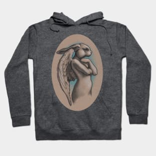 Bunny Angel Statue Hoodie